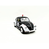 Carro Policía De Colección A Escala Volkswagen Beetle Clásic