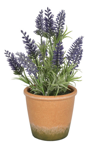 Mini Lavanda Morada De 25 Cm Con Macetero Vadell Home