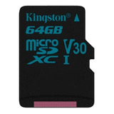 Memoria Micro Sd Kingston 64gb 4k U3 V30