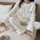 Pijama Conjunto Polar Pantalón + Poleron Invierno Frio