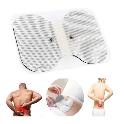Sensamed® - Electrodo Pad Parche Grande Dolor Espalda Cadera Botón 3.5mm Color Blanco | Meses sin interés