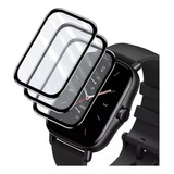 3 Películas Protetora Gel 3d Para Smartwatch Amazfit Gts 2