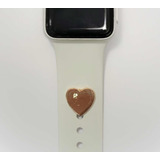 Pin Corazón Oro Rosa Para Smartwatch