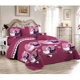 Cubrecama Delgada Verano Quilt 2 Plazas Rosa