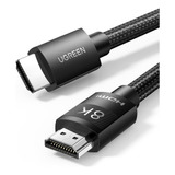 Ugreen Cable Hdmi 2.1 8k De 2m Nylon Trenzado 120hz 48gbps