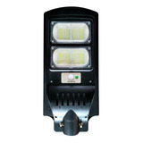 Reflector Solar Luz Led 60w Con Control Alumbrado Publico Color De La Carcasa Negro