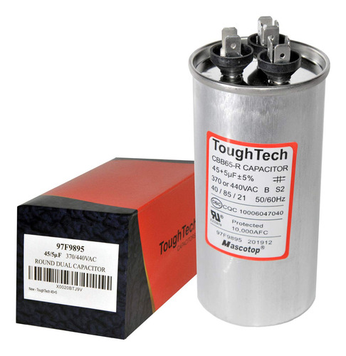 Toughtech 45+5 Uf Mfd 97f9895 - Condensador De Corriente Dob