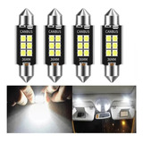 4pzs Luz Led Interior Auto Canbus 31/ 41/mm C5w 36/39mm 12v