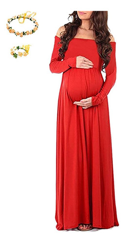 Vestido De Maternidad Con Mangas Biscosas, Vestido De Baby S