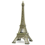 Torre Eiffel Paris 13 Cm Metal Decoración Adorno