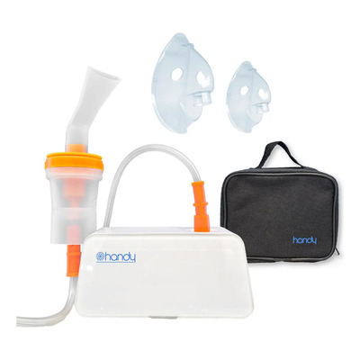 Nebulizador De Pistón Para Niños Y Adultos Con Accesorios y Bolsa De Guardado 403d Handy Color Blanco | Envío gratis