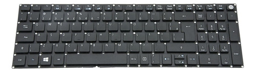 Teclado Para Notebook Acer Aspire E5-573-37ep Abnt2 Br Com Ç Cor Preto