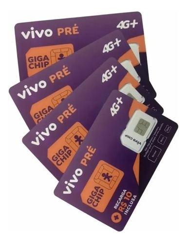 Chip Vivo Pré Pago - Internet Ilimitada Vivo Regularizado