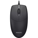 Mouse Cableado Philips M234 Optico Usb 2.0 Pc Notebook Negro