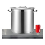 Olla Grande De Acero Inoxidable 32 Qt Con Tapa