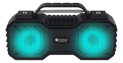 Bocina Parlante Mi Portable Bluetooth Speaker Caja Nr-2029fm Color Negro