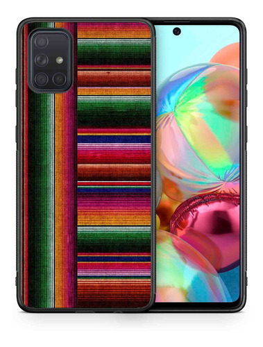 Funda Galaxy A71  Sarape Rojo Tpu A80 A51 A31 A21s A50 A10s