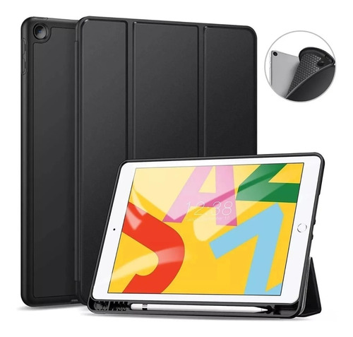 Funda Apple iPad 10.2 7 Generacion Smart Case Porta Pencil 