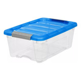 Caja Plastica De Almacenamiento  C/seguro De 12.2l. 1 Pz