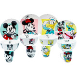 Vajilla Porcelana C Tazas Mickey Minnie Disney 12p Colección