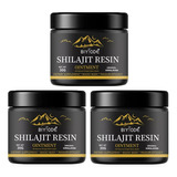 3 Piezas De Shilajit De Poliuretano Orgánico, Natural Y Natural, Color Negro