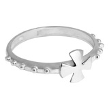 Anillo Rosario Vasco Cruz- Plata 925 - Unisex 