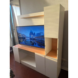 Mueble Rack Tv Con Soporte Giratorio 