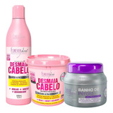 Forever Liss Pérola 250g + Kit Desmaia Cabelo Pós Quim 2x1