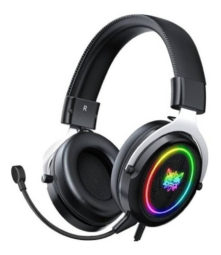 Audífono Gamer Onikuma X10 Color Negro Color De La Luz Rgb