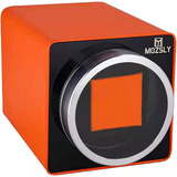 Caja Mozsly Para Relojes Automáticos , Cuero Naranja