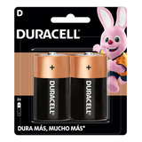 Duracell Pila Alcalina Blister Con 2 Baterias Tipo D Mn1300