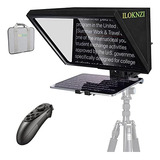 Iloknzi Teleprompter De Elevación De Aluminio De 12 Pulgadas