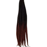 10 Dreads Removíveis Cor Marsala P/ Croche Braid Sintetico