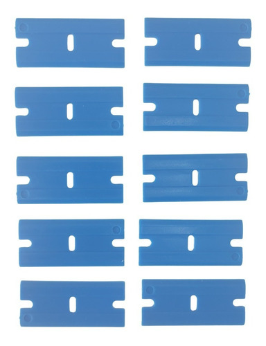 Navaja De Plastico Azul, P/retirar Adhesivo Cel Tablets 10 P