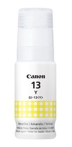 Tanque De Tinta Canon Gi-13 Amarillo 70ml