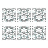 Pegatinas Autoadhesivas Para Azulejos De Cocina/baño, 6 Hoja