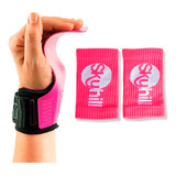 Kit Hand Grip Legacy Skyhill Neo Pink E Munhequeira Rosa