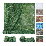 Red De Camuflaje Para Caza Deco Sombra 6x6m Camuflado Verde