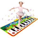 Piano Tapete De Juguete Para Niños 8 Teclas De 135cm X 60cm