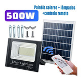 Kit De Apliques Solares 500w Sensor De Presencia 248led