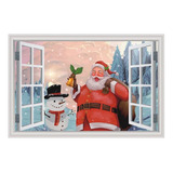 Iarttop Adhesivo De Pared 3d De Navidad, Adhesivo De Pared D