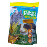 Ração Funny Bunny Para Chinchila E Porquinho Da Índia 700 G