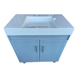 Gabinete Moderno Gris Lavabo 90cm Tocador Nuevo