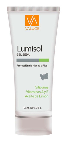 Valuge Lumisol Gel Seda De Manos Pies X 30 G