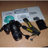 Cámara Nikon D3200 + Lente 18-55mm