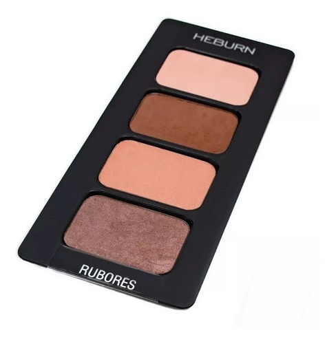 Heburn Maquillaje Profesional Paleta Rubores 4 Tonos Cod 944