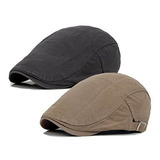 2 Unidades De Gorras Planas De Algodón Para Hombre Ivy Gatsb