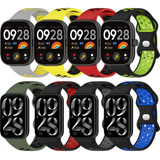 8 Correas Sport Para Xiaomi Mi Band 8 Pro / Redmi Watch 4