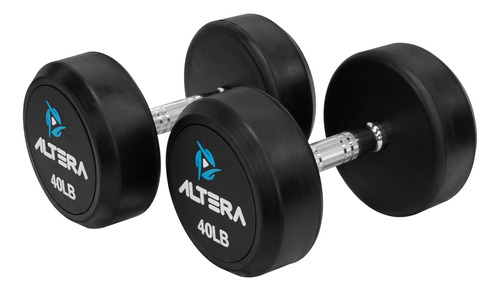 Mancuernas 40 Lbs Altera Pesas Redondas Gimnasio Profesional