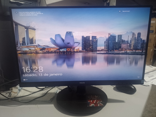 Monitor Com Bordas Ultrafinas 21,5'' 221v8 Philips Bivolt